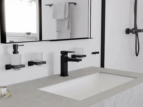 Смеситель для раковины Hansgrohe Metropol 32507670 Черный матовый латунь